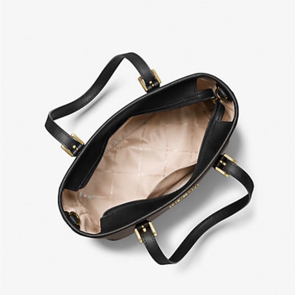 NWT Michael Kors Jet Set Travel Extra-Small Logo Top-Zip Tote Bag - Picture 4 of 7